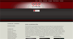 Desktop Screenshot of mosiluminacion.com